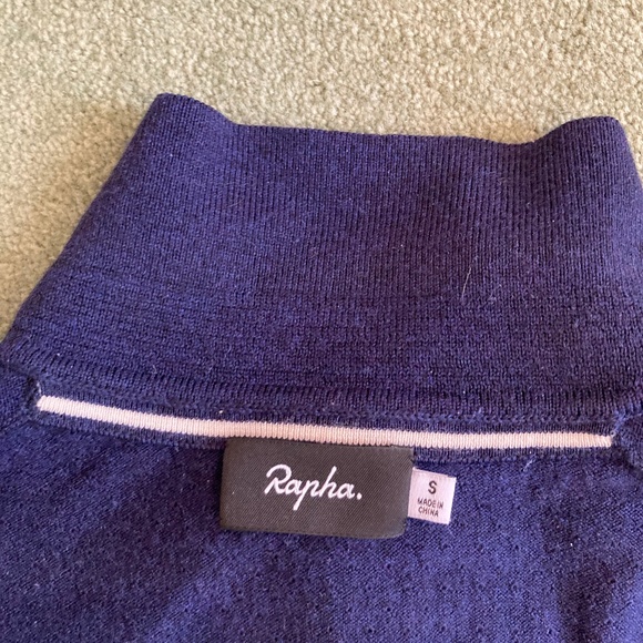 Rapha Navy Wool Cycling Sweater - Picture 7 of 10